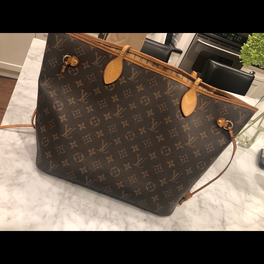 Louis Vuitton neverfull mm monogram canvas